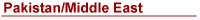 Pakistan/Middle East